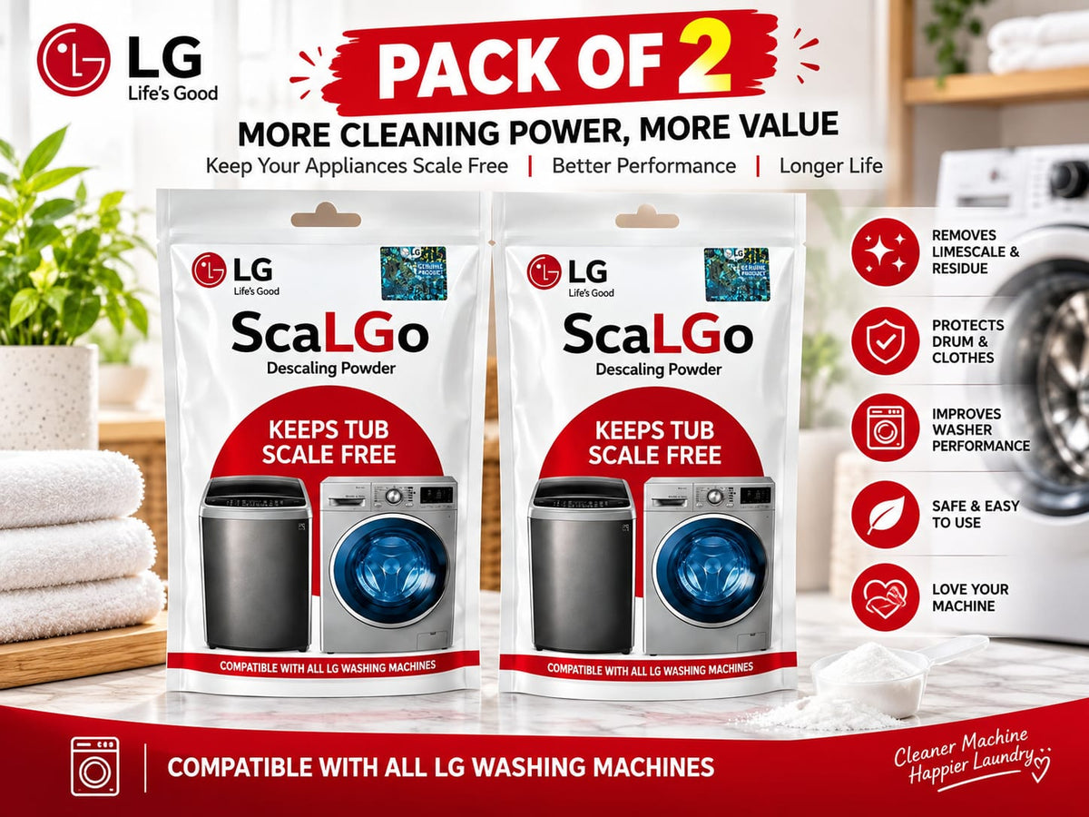 LG ScaLGo Descaling Powder for Washing Machine | Limescale & Residue Remover