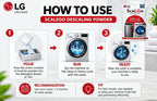 LG ScaLGo Descaling Powder for Washing Machine | Limescale & Residue Remover pack of 7