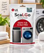 LG ScaLGo Descaling Powder for Washing Machine | Limescale & Residue Remover pack of 7