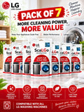 LG ScaLGo Descaling Powder for Washing Machine | Limescale & Residue Remover pack of 7